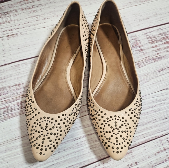 Coach studded pointed flats - Picture 8 of 15